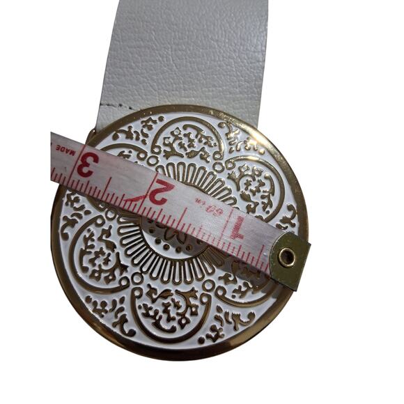 Coldwater Creek 2¼" Wide Women's Medium Bohemian Cottagecore Classy Prep Belt - Picture 12 of 16